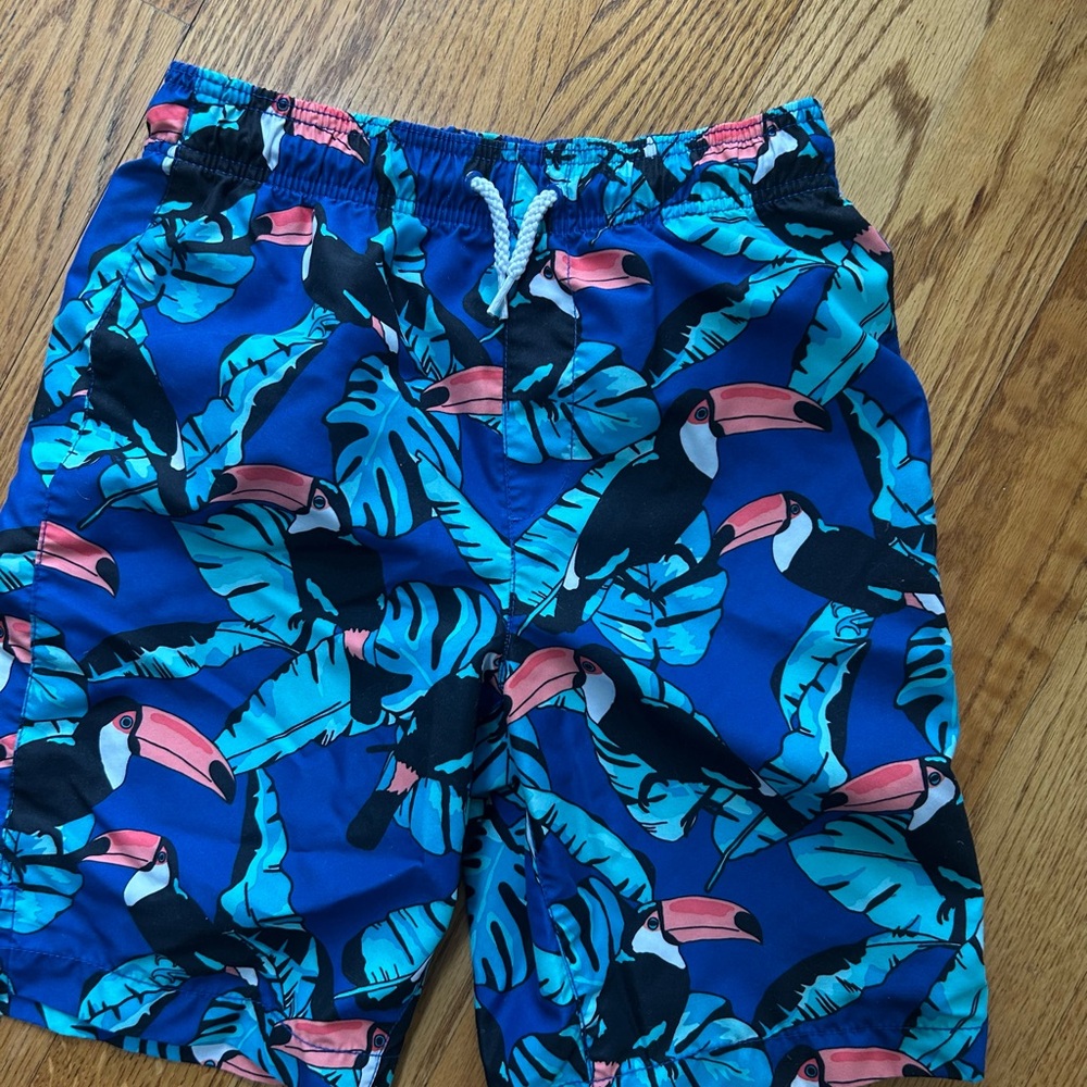 Tropical Toucan Kids Swim Shorts
